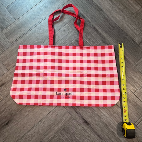 BNWT BUNDLE! Kate Spade Donut Crossbody, Card Holder, AirPod Case & Gingham Tote - Picture 12 of 15